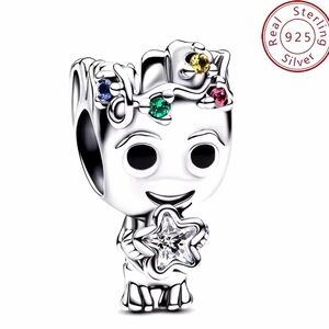 NWOT Marvel Groot Star Charm Sterling Silver 925
